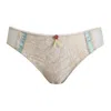 Tallulah Love Women's Neutrals Countess Brief In Blue/orange/white