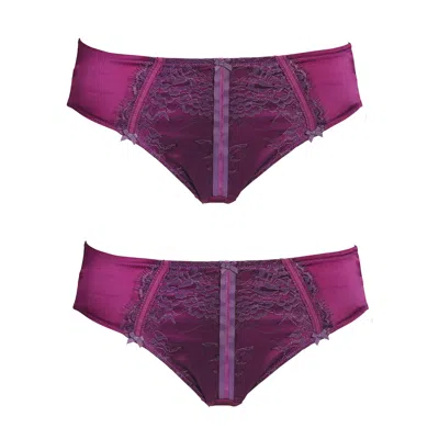 Tallulah Love Women's Pink / Purple Two X Tara In Raspberry Brief