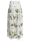 Tallulah Sleeveless Midi Dress In White