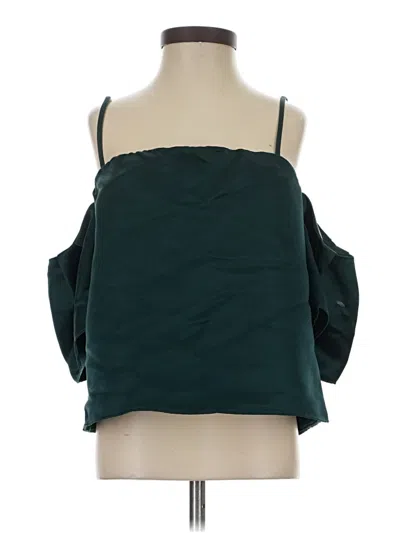 Pre-owned Talula 3/4 Sleeve Blouse In Green
