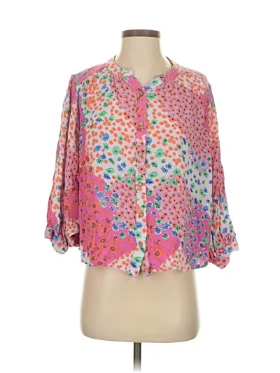 Pre-owned Talula 3/4 Sleeve Blouse In Pink