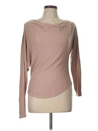 Pre-owned Talula 3/4 Sleeve T-shirt In Tan