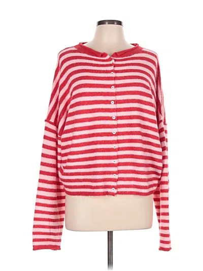Pre-owned Talula Cardigan Sweater In Red