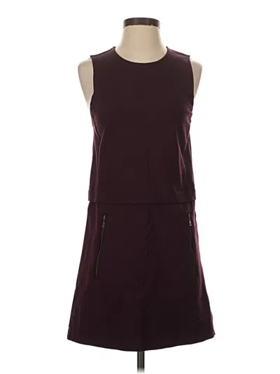 Pre-owned Talula Casual Dress In Burgundy