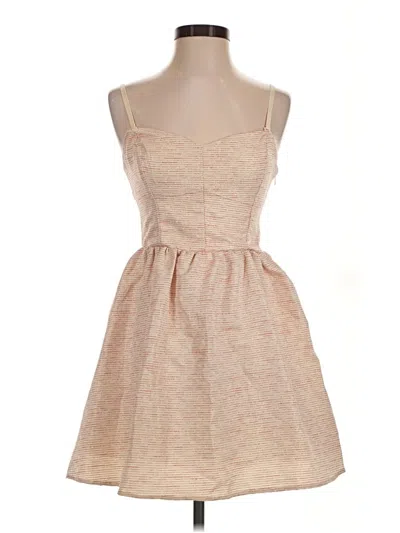 Pre-owned Talula Casual Dress In Tan