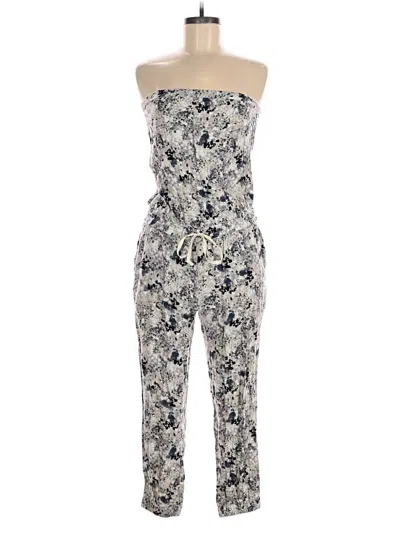 Pre-owned Talula Jumpsuit In Ivory