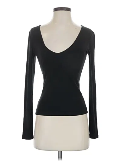 Pre-owned Talula Long Sleeve T-shirt In Black