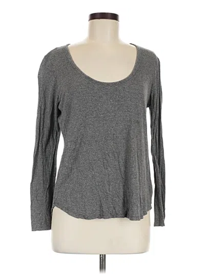 Pre-owned Talula Long Sleeve T-shirt In Gray