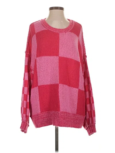 Pre-owned Talula Pullover Sweater In Pink