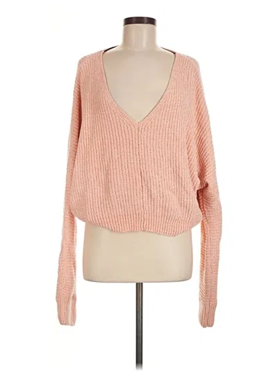 Pre-owned Talula Pullover Sweater In Pink