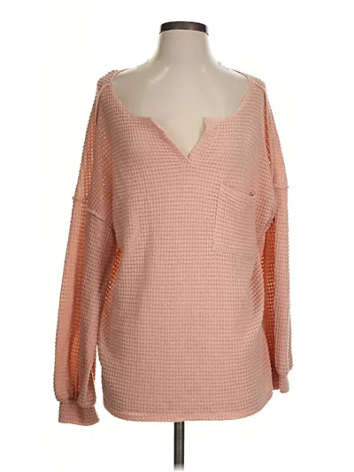 Pre-owned Talula Pullover Sweater In Pink