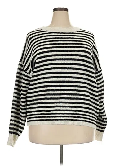 Pre-owned Talula Pullover Sweater In White