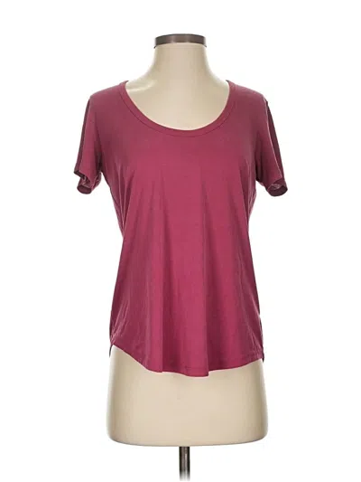 Pre-owned Talula Short Sleeve T-shirt In Burgundy