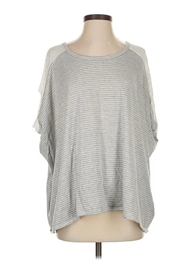 Pre-owned Talula Short Sleeve Top Gray Boatneck Tops