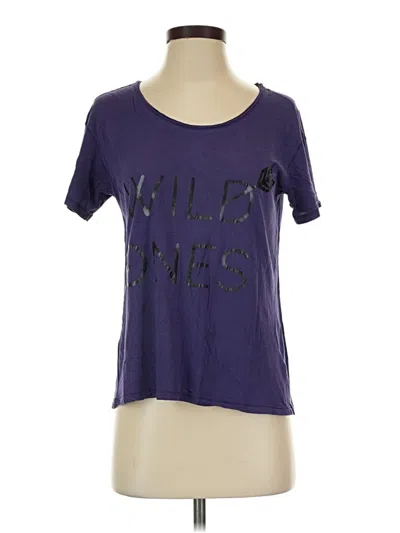 Pre-owned Talula Short Sleeve T-shirt In Purple