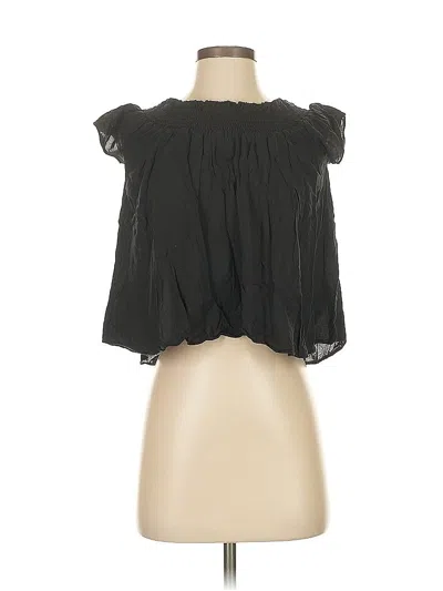 Pre-owned Talula Sleeveless Blouse In Black