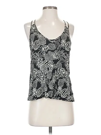 Pre-owned Talula Sleeveless Blouse In Black