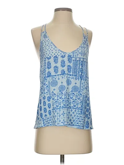 Pre-owned Talula Sleeveless Blouse In Blue