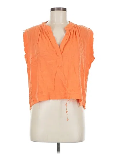 Pre-owned Talula Sleeveless Blouse In Orange