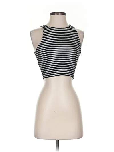 Pre-owned Talula Sleeveless Top Black Halter Neckline Tops