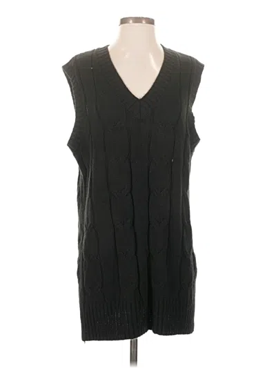 Pre-owned Talula Sweater Vest In Black