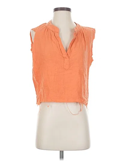Pre-owned Talula Tank Top Orange Halter Neckline Tops