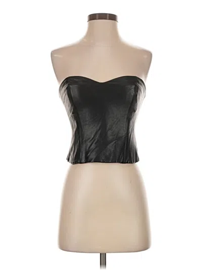 Pre-owned Talula Tube Top Black Strapless Neckline Tops