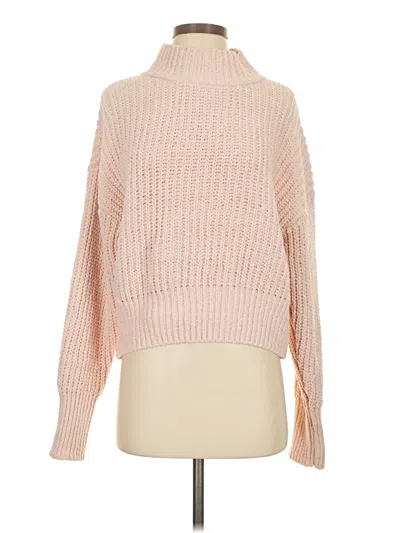 Pre-owned Talula Turtleneck Sweater In Pink
