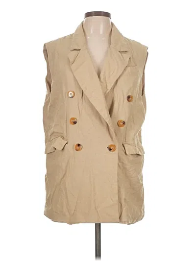 Pre-owned Talula Vest In Tan