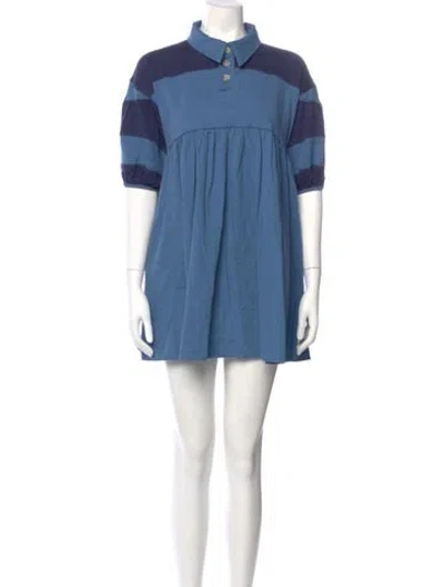 Pre-owned Talulah Mini Dress In Blue