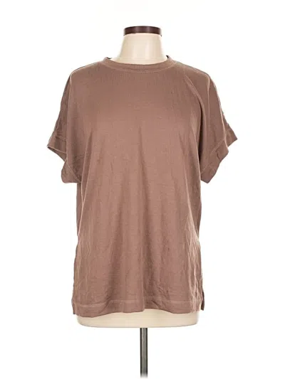 Pre-owned Talulah New York Short Sleeve T-shirt In Brown