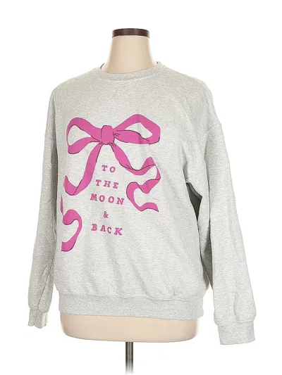 Pre-owned Talulah New York Sweatshirt In Silver