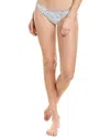 Talulah Speckled Polka Dot Bikini Bottom In Black