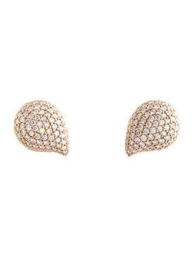 Pre-owned Tamara Comolli 18k 1.75ctw Large Signature Earrings In Multi