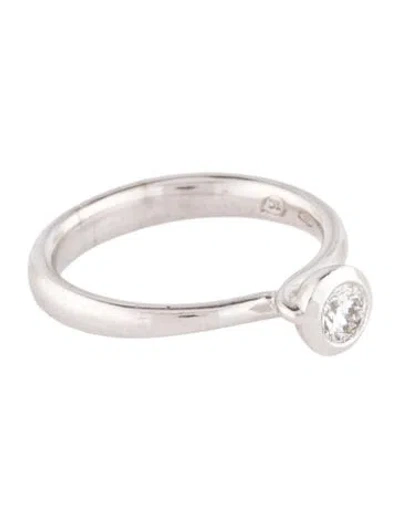 Pre-owned Tamara Comolli 18k Diamond Bouton Classic Solitaire Ring In Multi