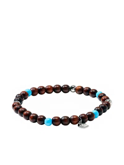 Tamara Comolli 18k White Gold India Snakewood Bracelet In Multi