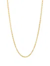 Tamara Comolli 18k Yellow Gold Belcher Necklace In Brown