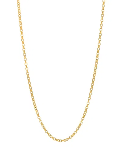 Tamara Comolli 18k Yellow Gold Belcher Necklace In Brown