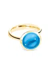 Tamara Comolli 18k Yellow Gold Bouton Swiss Topaz Ring In Gold