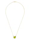 Tamara Comolli 18k Yellow Gold Signature Two Drops Peridot And Diamond Necklace In Gold