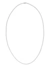 Tamara Comolli 18kt White Gold Belcher Chain Necklace In Metallic