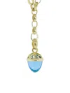 Tamara Comolli 18kt Yellow Gold Fairy Mikado Bouquet Blue Topaz Pendant In Multi