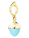 Tamara Comolli 18kt Yellow Gold Mikado Flamenco Turquoise Pendant Necklace In Gold