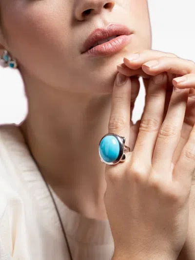 Tamara Comolli Hippie Glam Turquoise Ring In Blue