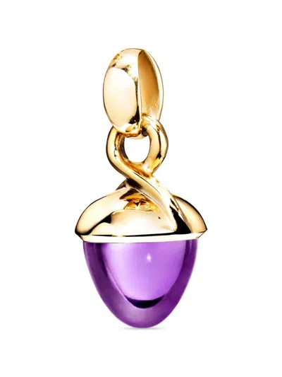 Tamara Comolli Mikado Amethyst Pendant In Gold