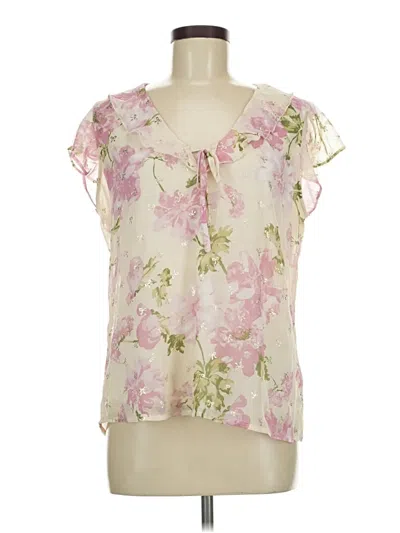 Tamara H. Short Sleeve Blouse In Pink