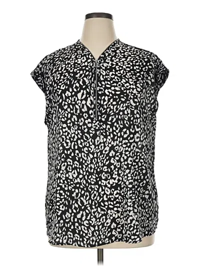 Pre-owned Tamara H. Sleeveless Blouse In Black