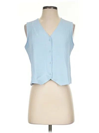 Tamara H. Sleeveless Blouse In Blue