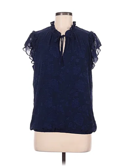 Pre-owned Tamara H. Sleeveless Blouse In Blue