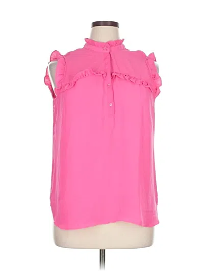 Pre-owned Tamara H. Sleeveless Blouse In Pink